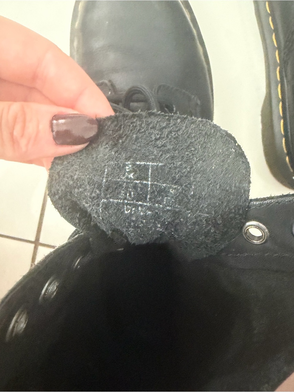 Black Leather Lace-Up Women's Combat Boots - Picture 8 of 9